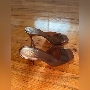 Vince Camuto Brown Heeled Sandals Size 9